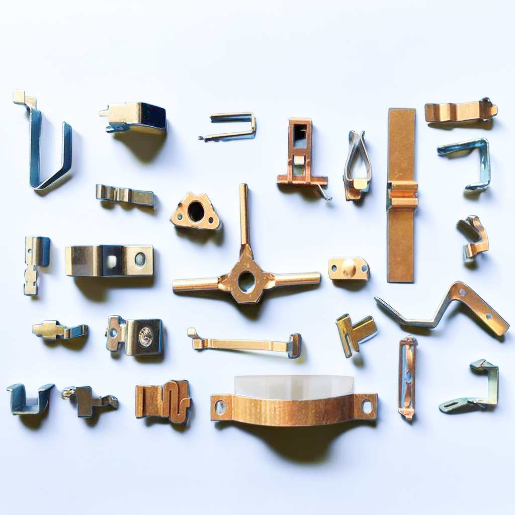 Precision electrical contact sheet metal stamping parts production fabrication
