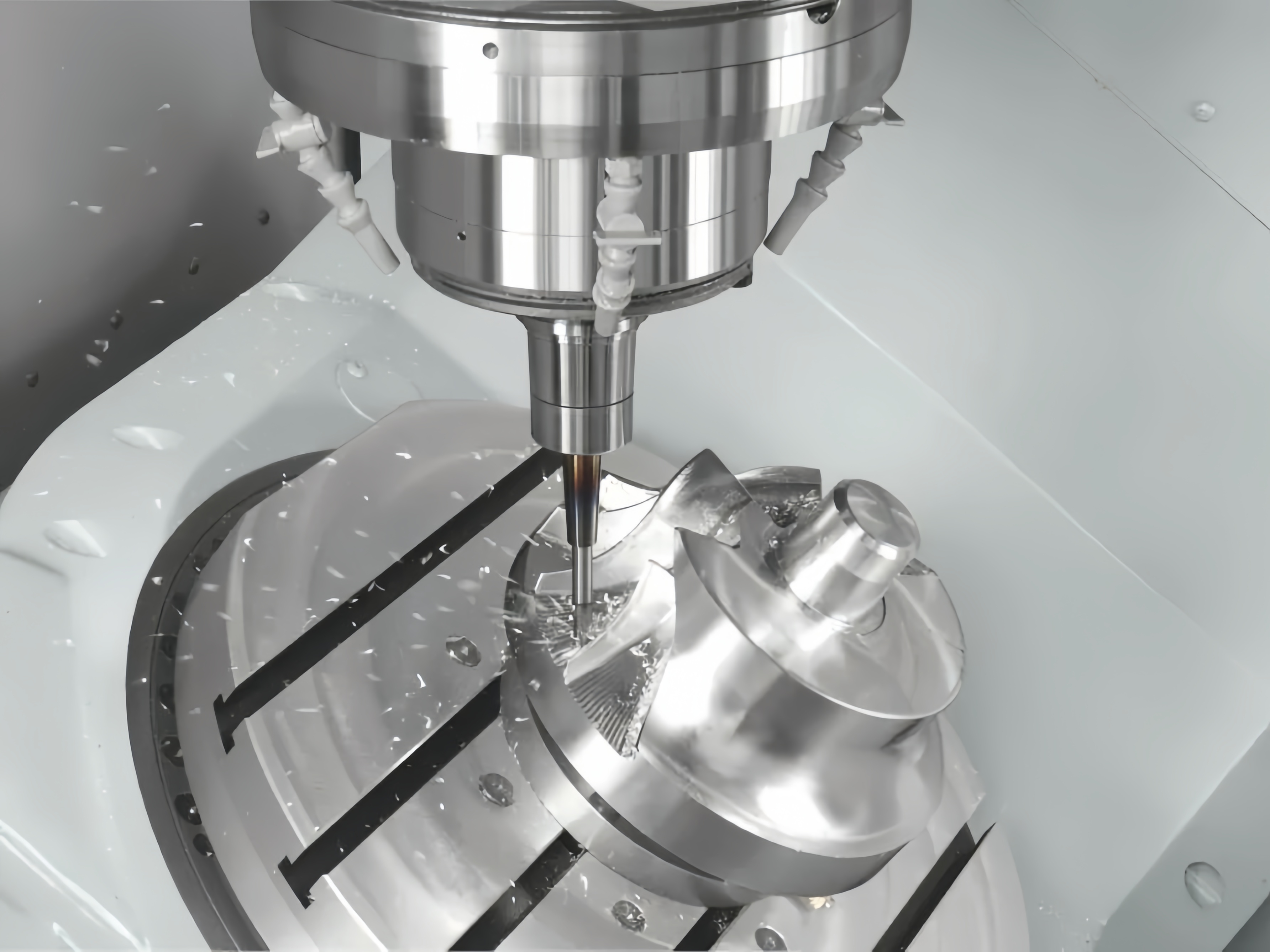Precision machining process for mechanical parts