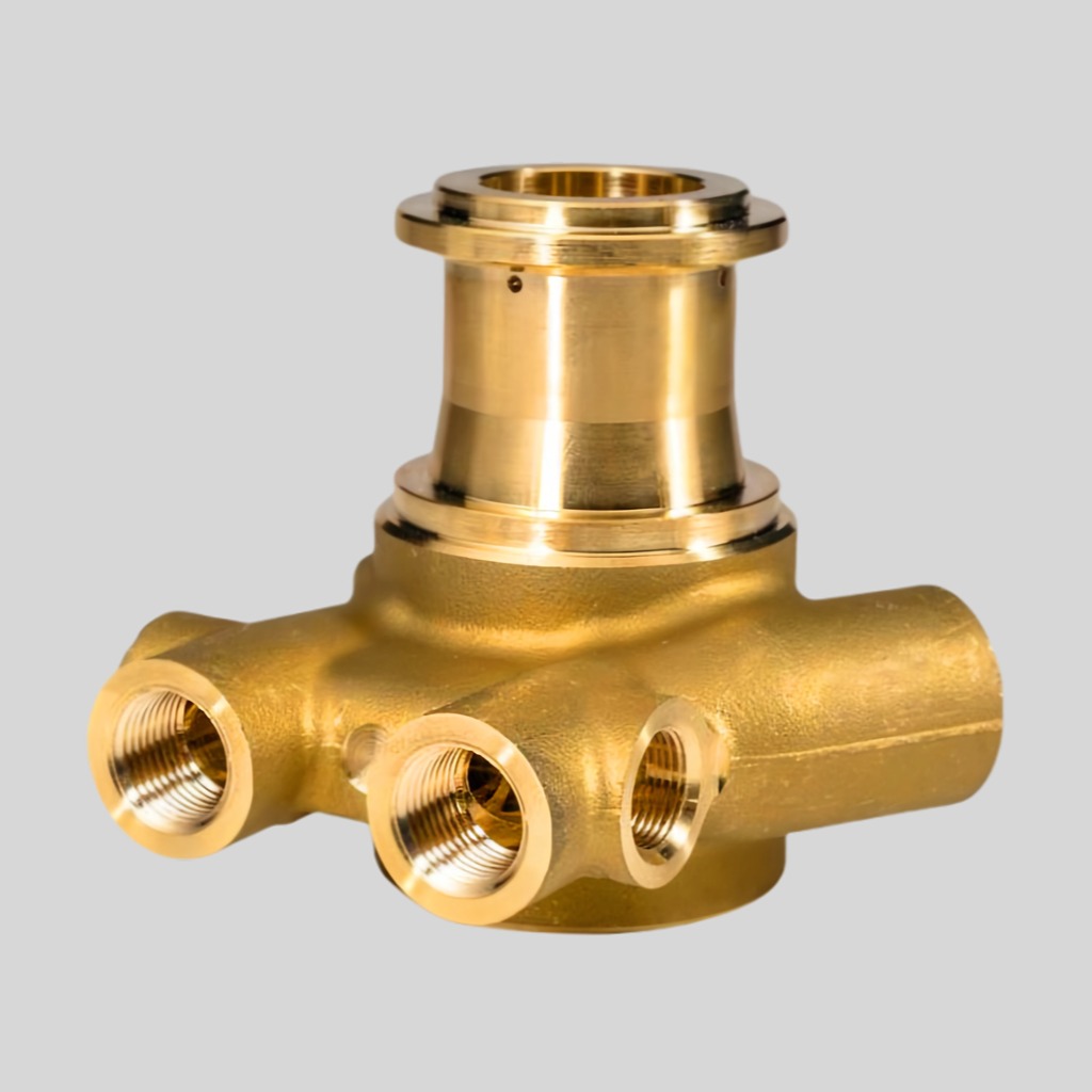 CNC machined brass hardware parts