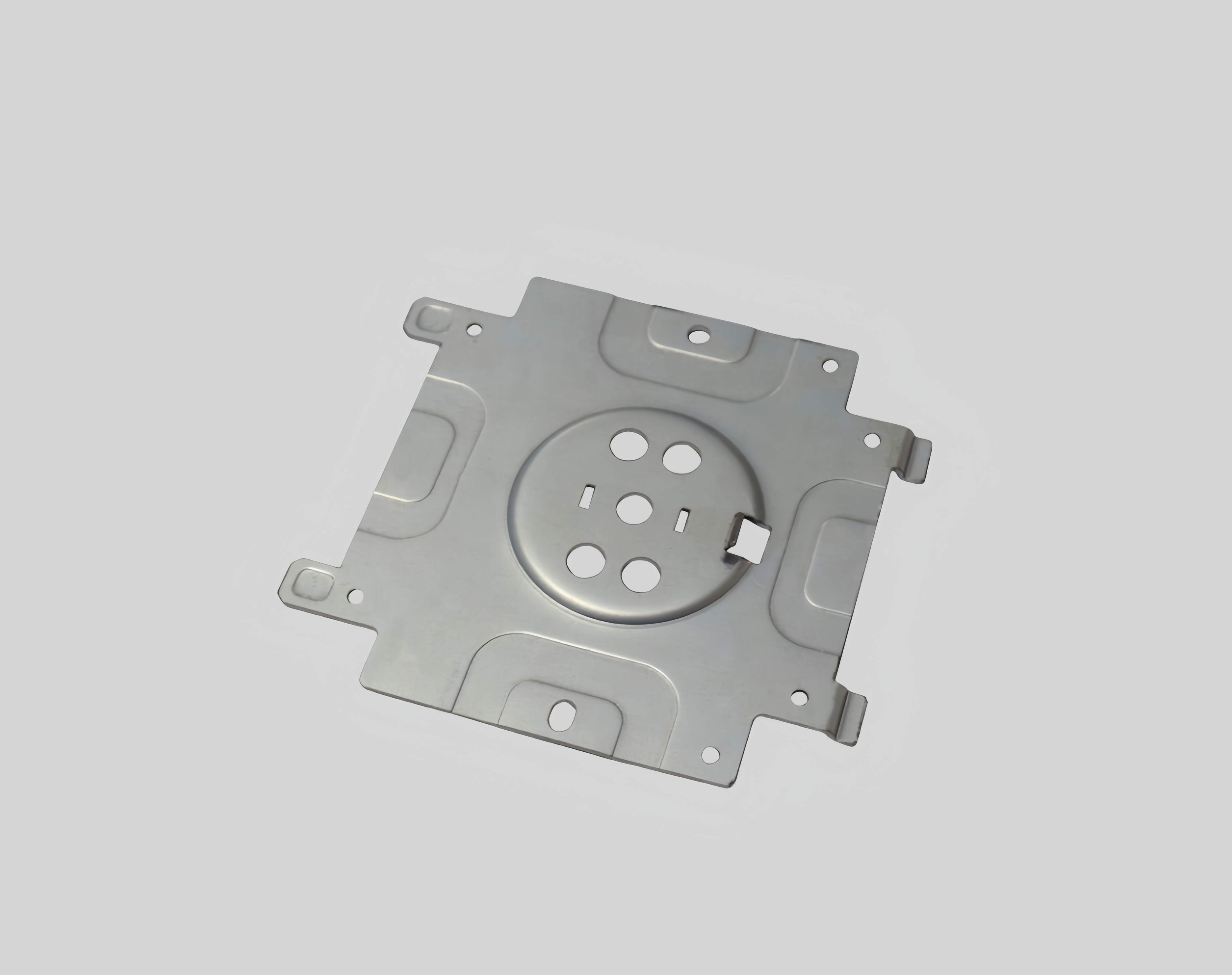 Custom galvanized steel sheet metal fabrication part