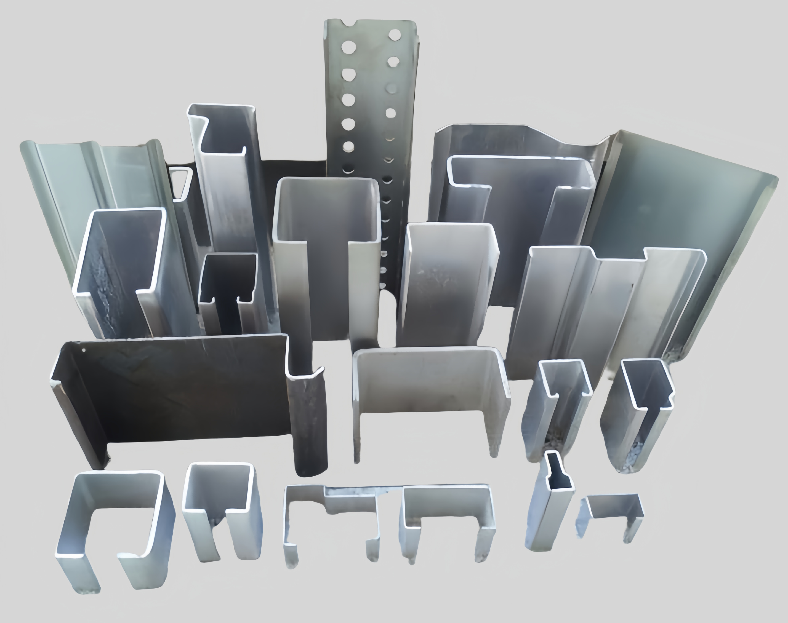 Rolled structural sheet metal stamping parts